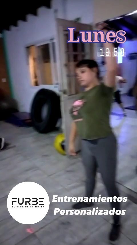 Alumna entrenando en FURBE