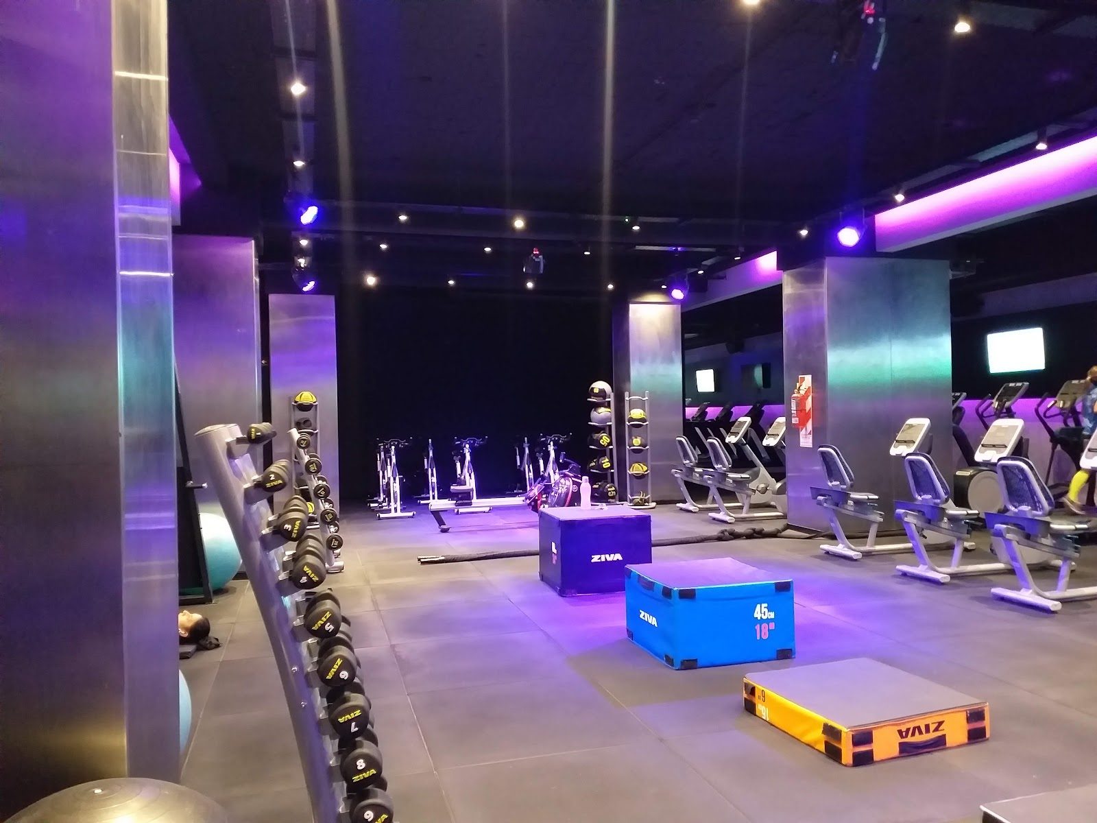 Sala de pilates reformer en SportClub Mujer Centro